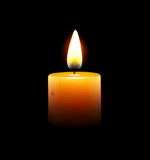 Yellow candle