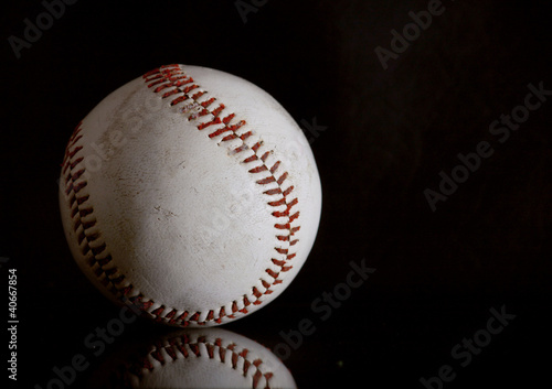 Board z aluminiowym obramowaniem Baseball w kolorze czarnym