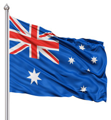 Wall Mural - Waving Flag of Australia