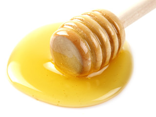 Poster - Honey with spoon