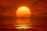 Fototapeta  - red sunset