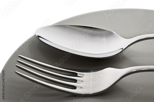 Board z aluminiowym obramowaniem Widelec i łyżka