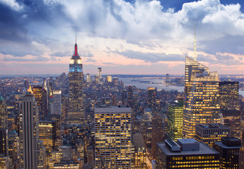 Wall Mural - Amazing view to New York Manhattan - New York City