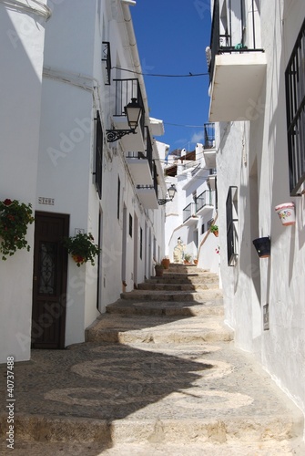 Tapeta ścienna Wieś ulica, Frigiliana, andaluzja, Hiszpania © arena photo uk
