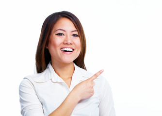 Poster - Young business woman.