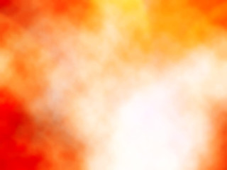 Wall Mural - orange mist