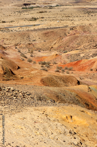 Naklejka na szafę Negev desert, Israel