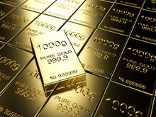 Big Number Of Gold Bars
