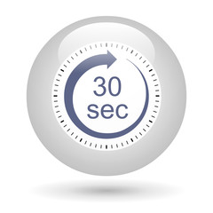 Sticker - Bouton icône minuterie - 30 secondes