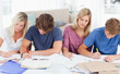 © WavebreakmediaMicro - Four students studying hard