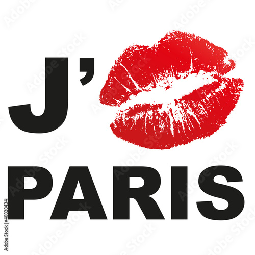 J Aime Paris Stock Vector Adobe Stock