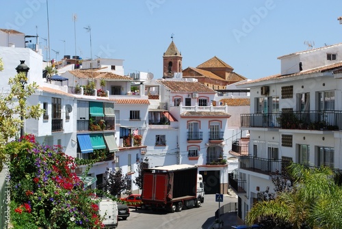 Tapeta ścienna Ulica wiejska, torrox, andaluzja, hiszpania © arena photo uk