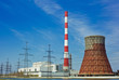 Thermal power station and power line