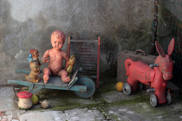 Wall Mural - old Toys