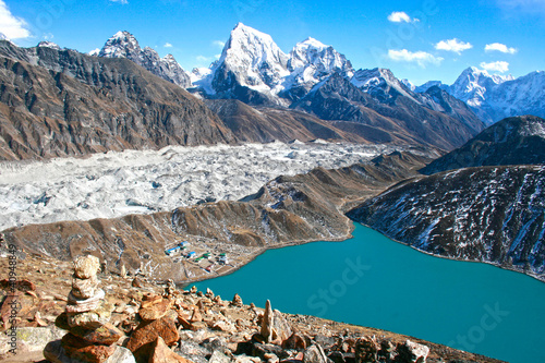 Naklejka samoprzylepna Everest Glacier, Nepal