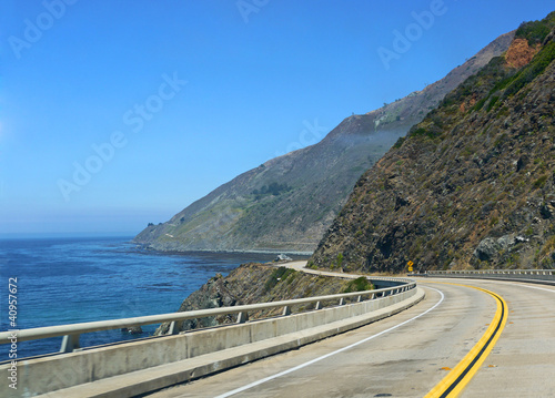 Naklejka samoprzylepna Autostrada 1, usa