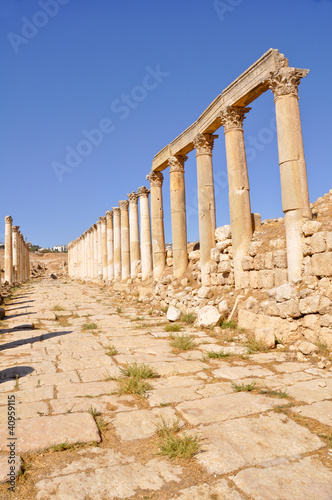 Board z aluminiowym obramowaniem Pierwsza cross, jerash (jordan)
