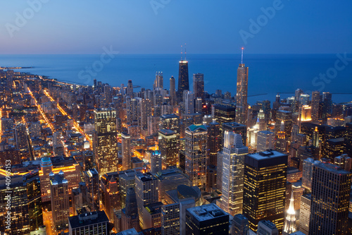 Fotoboard na płycie Miasto Chicago.