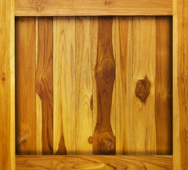 Wall Mural - Wood background in frame