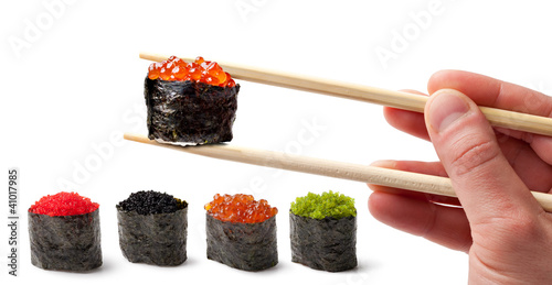 Tapeta ścienna Sushi - ebi nigiri