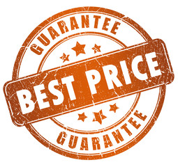 Poster - Best price guarantee stamp