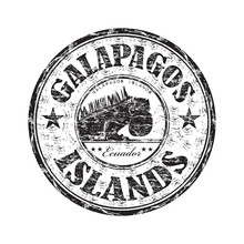 Galapagos Islands Rubber Stamp
