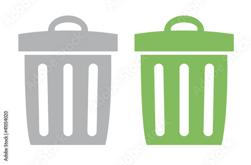Poubelle Verte Ou Grise Tri Selectif Vectoriel Svg Stock Vector Adobe Stock Poubelle Verte Ou Grise Tri Selectif Vectoriel Svg Stock Vector Adobe Stock