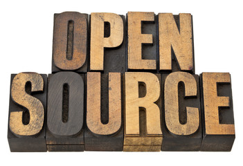 Wall Mural - open source - software concept