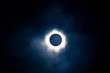 Total solar eclipse with visible corona