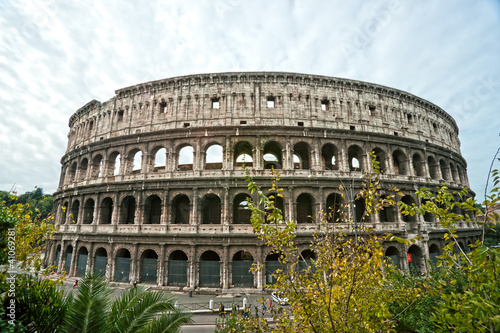 Fototapeta na wymiar The Majestic Coliseum, Rome, Italy.