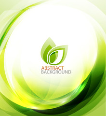 Green eco energy background