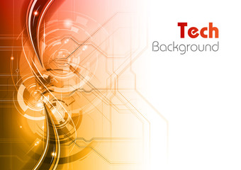 Sticker - tech background