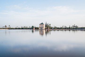 Wall Mural - Pavillion on Menara Gardens at Marrakech, Morocco