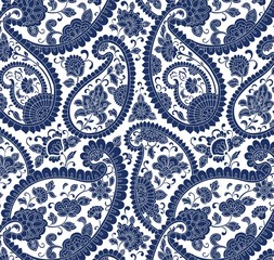  traditional paisley floral pattern , textile , Rajasthan, India