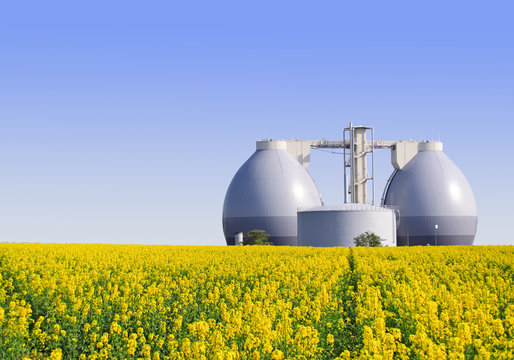 Fototapete - Biogas