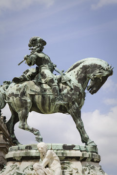statua equestre di eugenio di savoia, budapest