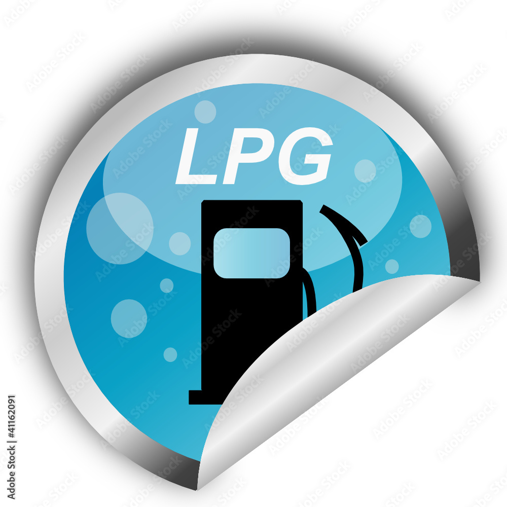 LPG- Sticker Stock Vector | Adobe Stock