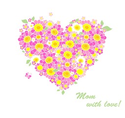 Poster - Greeting card for Mother's Day