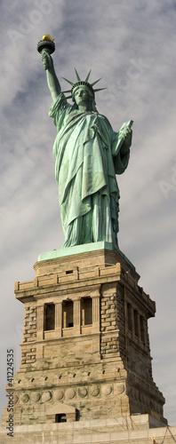Plakat na papierze fotorealistycznym Statua wolności, nowy jork, ny