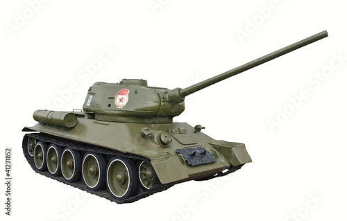 Plakat na papierze fotorealistycznym Zbiornik t-34