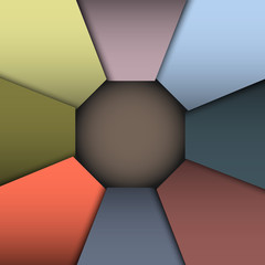 Wall Mural - paper colorful background