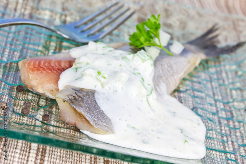 Matjes mit Remoulade Tablou Canvas