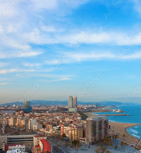 Plakat na papierze fotorealistycznym Barceloneta