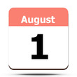 Kalender - August 1