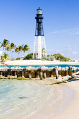 Sticker - Hillsboro Lighthouse, Pompano Beach, Florida, USA