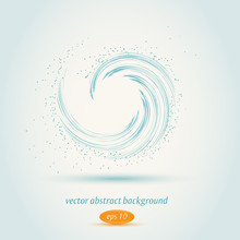 Vector Blue Swirl