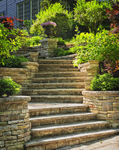 Stone Stairs Landscaping