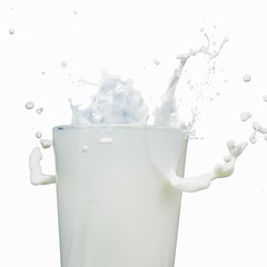 Poster - milk splash