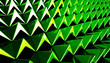 Hintergrund - Pyramiden Matrix Grün 9