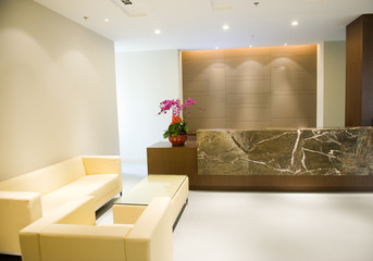 Wall Mural - reception area